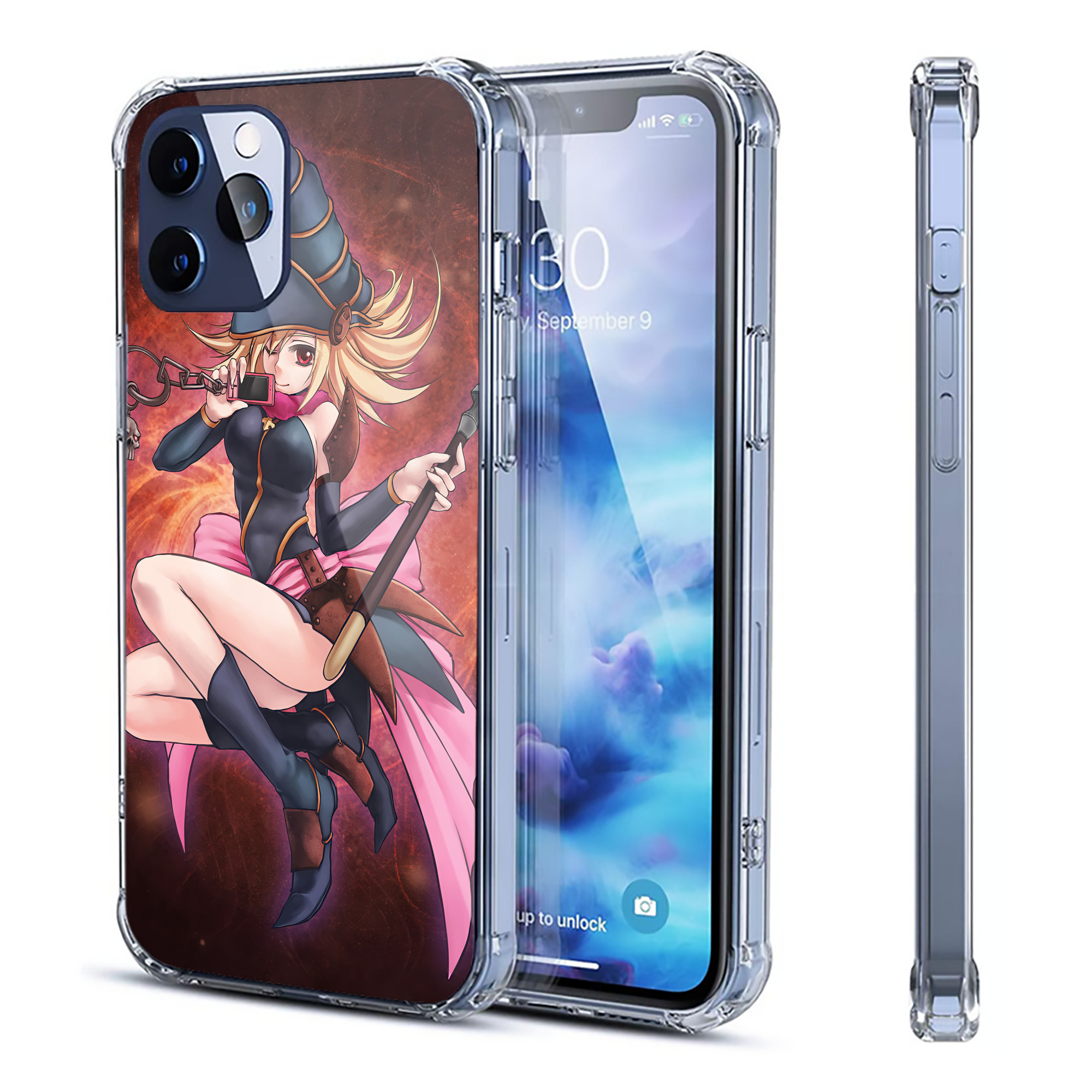 （画像用） 遊☆戯☆王 Yu-Gi-Oh! 【iPhone 12シリーズ対応】透明スマホケース（クリアソフトケース）